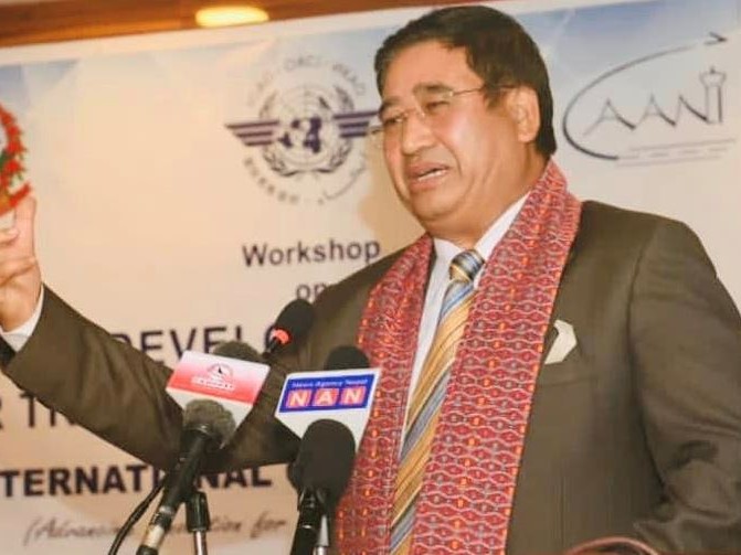 नेपाली आकाश हवाई उडानका लागि सुरक्षित छ : मन्त्री श्रेष्ठ